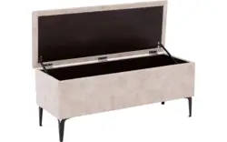 Goossens excellent bedbank attent beige stof - 8235535-{merk}-proefmodel-proefmodel-stof-01